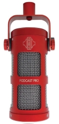 Sontronics Podcast Pro Kırmızı Mikrofon - Sontronics