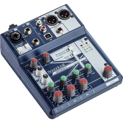 Soundcraft Notepad 5 5 Kanal USB Analog Mikser - 1