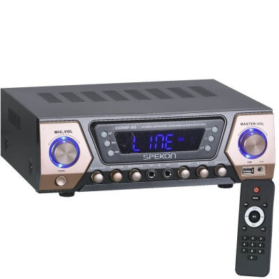 Spekon COMP-50 Mono AUX 50W 100V USB Bluetooth Anfi Amfi - 1