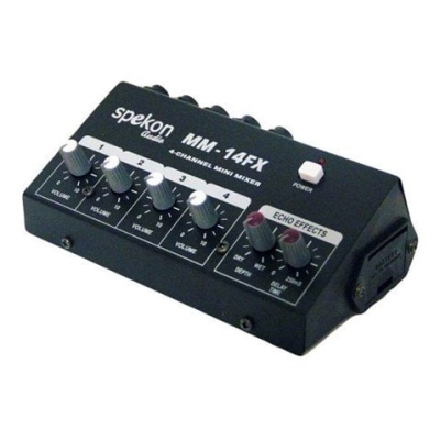 Spekon MM14FX 4 Kanallı Mikrofon Mikseri - 1