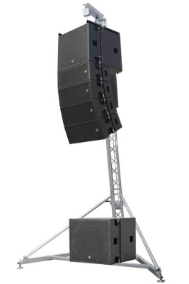 Topp Pro KST28 A 2 Yollu Aktif 2 x 8'' Line Array Hoparlör (DSP) - 1