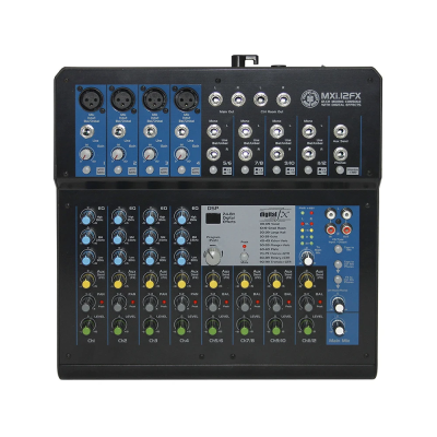 Topp Pro MXi.12FX 12 Kanal Kompakt Deck Mikser - 1