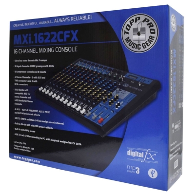 Topp Pro MXi.1622CFX Analog Deck Mikser Efektli - 5