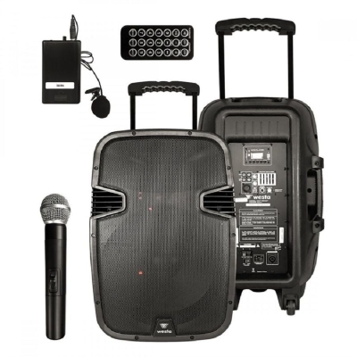 Westa WAP-15502ET 15 '' 2 Yollu Şarjlı Aktif Kabin Hoparlör - 1