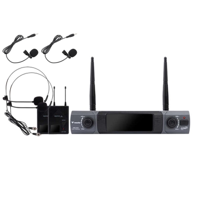 Westa WM-202T Yaka - Headset Kafa Tipi Kablosuz Mikrofon Seti (5G Uyumlu Yeni Frekans) - 1