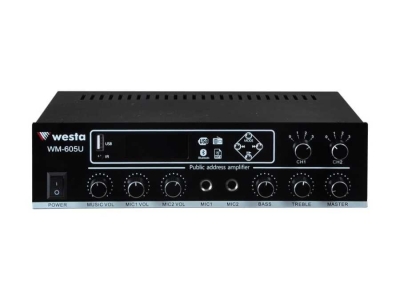 Westa WM-605U 100W 2 Zone Mikser Amfi - 1