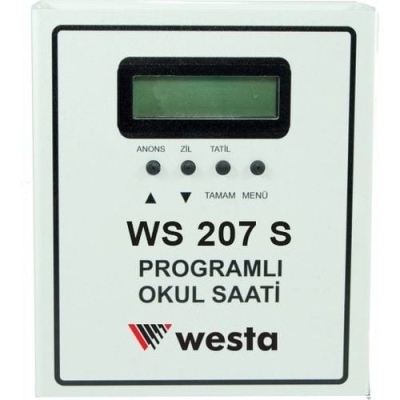 Westa WS-207S Akıllı Okul Zil Saati - 1
