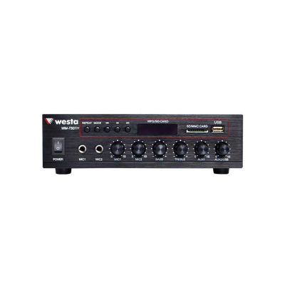 Westa WM-750FM - 80 Watt FM Radyolu Mixer Amfi - 1