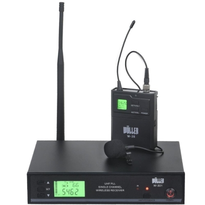 Wöller W-301Y Tek Yaka Kablosuz Vokal Mikrofon Seti - 1