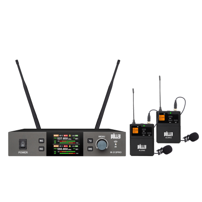 Wöller W-312PRO-YY Kablosuz Çift Yaka Mikrofonu - 1