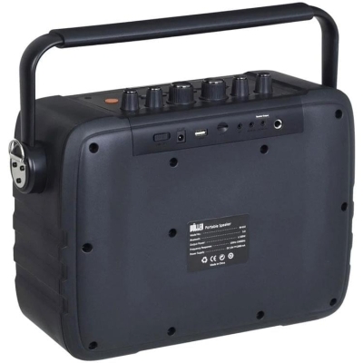 Wöller W-610E Taşınabilir Şarjlı Bluetooth Hoparlör (El Mikrofonlu) - 7