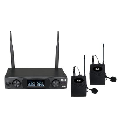 Wöller W-920 YY Kablosuz İkili Yaka Mikrofonu - 1