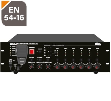 Wöller WPER-6500 EN54 Acil Anons Merkezi Ünite - 1