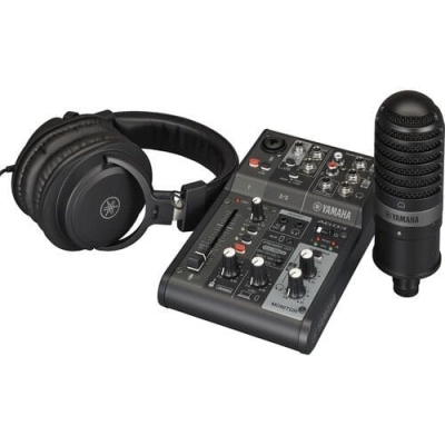 Yamaha AG03 Mk2 B LSPK Canlı Yayın Seti (Siyah) - 1
