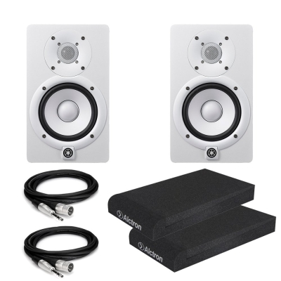 Yamaha HS5 Beyaz Stüdyo Monitör Paketi (Çift, Sünger ve Kablo Dahil) - 1