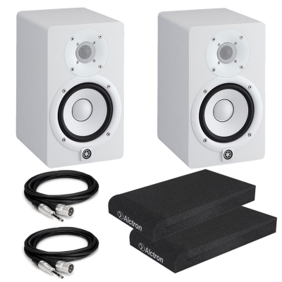 Yamaha HS8 Beyaz Stüdyo Monitör Paketi (Çift, Sünger ve Kablo Dahil) - 1