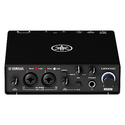 Yamaha URX22C 2 Kanal 32-bit USB-C Ses Kartı - 1
